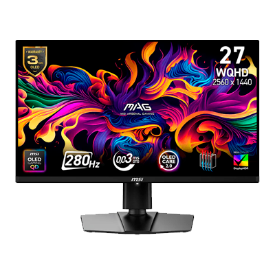QD-OLED MSI 27 WQHD 2K (0,03ms-280Hz) PIVOT 271QP USB-C 1