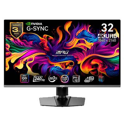 QD-OLED MSI 32 UHD 4K (0,03ms-240Hz) AJUST 321URX USB-C 1