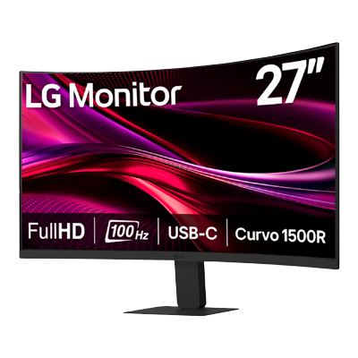 Monitor Led Lg 27″ Full Hd Curvo (100hz) 27u421a-B 2